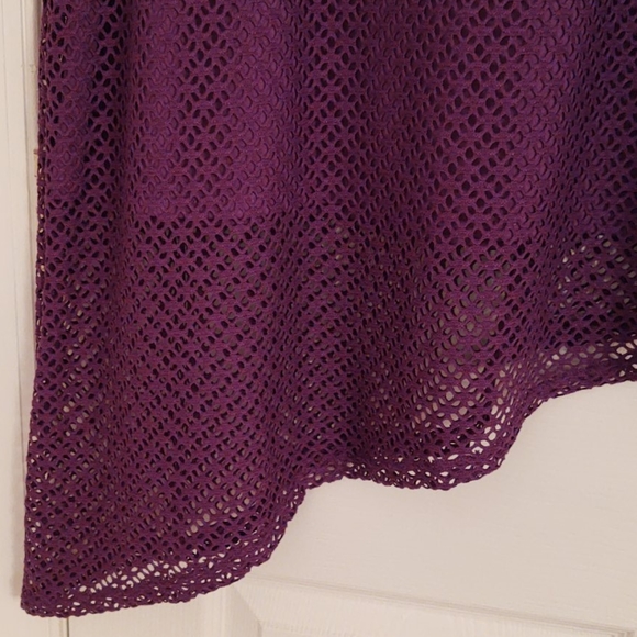 ☀️LIZ LANGE Asymetrical Skirt | Purple - Picture 6 of 8